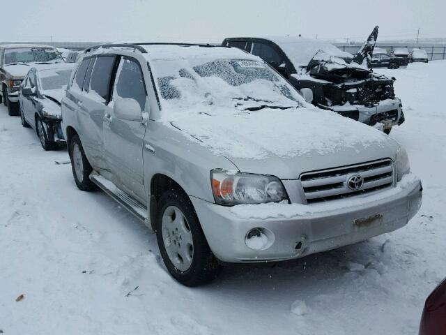 JTEEP21A140044160 - 2004 TOYOTA HIGHLANDER SILVER photo 1