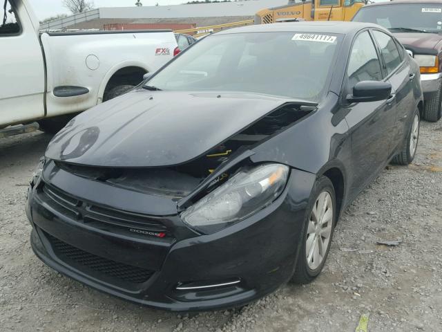 1C3CDFBB0ED861203 - 2014 DODGE DART SXT BLACK photo 2