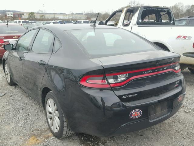 1C3CDFBB0ED861203 - 2014 DODGE DART SXT BLACK photo 3