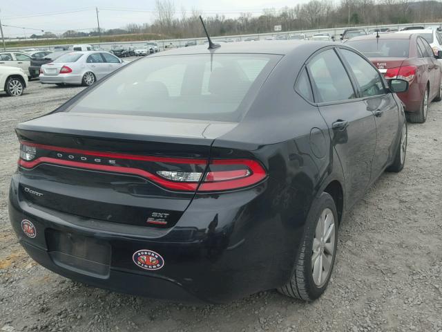 1C3CDFBB0ED861203 - 2014 DODGE DART SXT BLACK photo 4