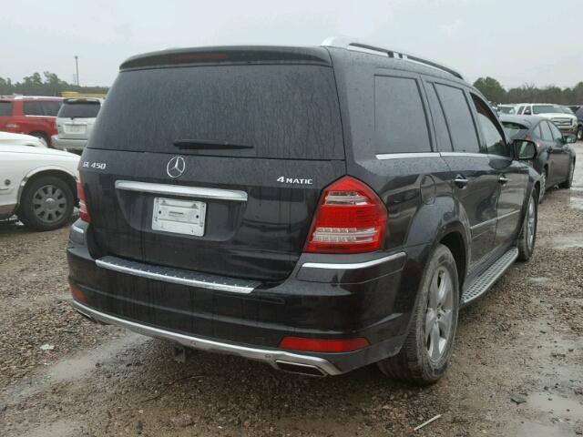 4JGBF7BE8AA601320 - 2010 MERCEDES-BENZ GL 450 4MA BLACK photo 4