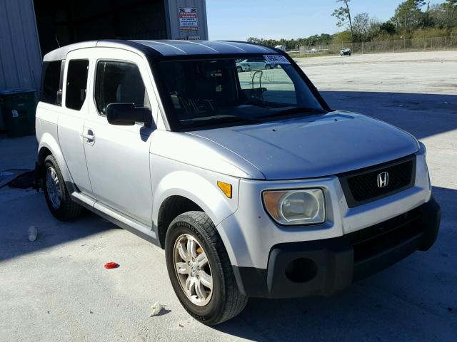 5J6YH17756L013316 - 2006 HONDA ELEMENT EX SILVER photo 1