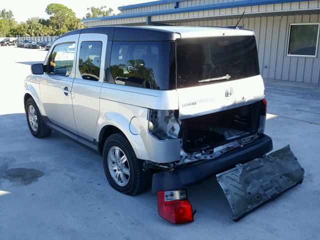 5J6YH17756L013316 - 2006 HONDA ELEMENT EX SILVER photo 3