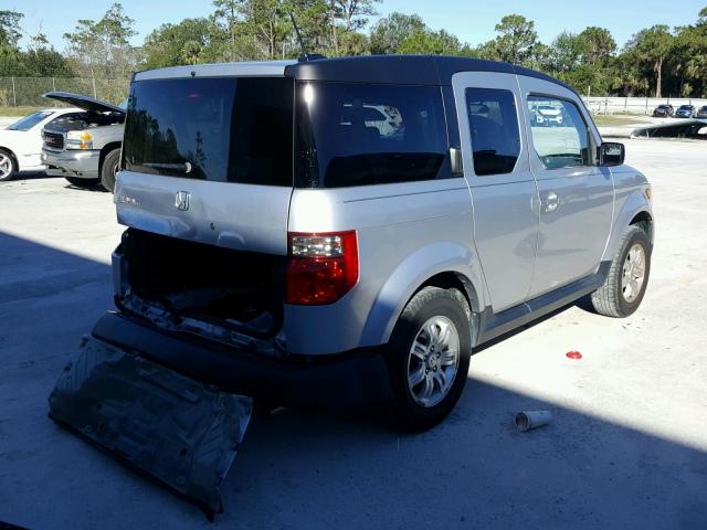 5J6YH17756L013316 - 2006 HONDA ELEMENT EX SILVER photo 4