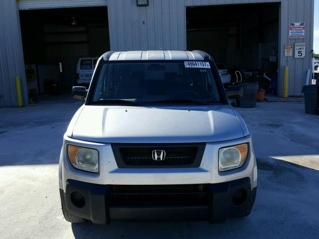 5J6YH17756L013316 - 2006 HONDA ELEMENT EX SILVER photo 9