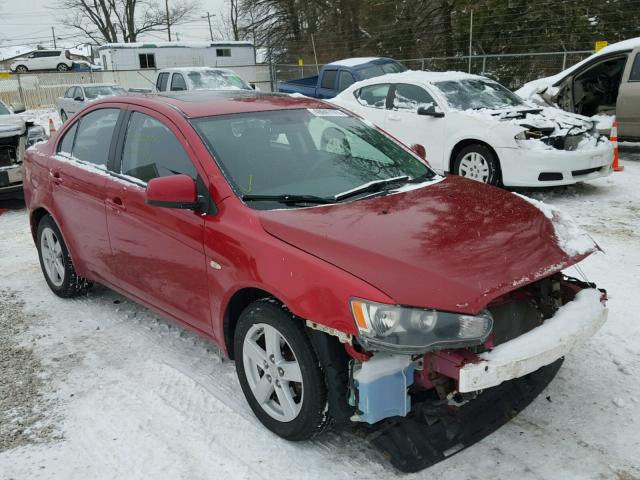 JA3AU26U98U014867 - 2008 MITSUBISHI LANCER ES RED photo 1