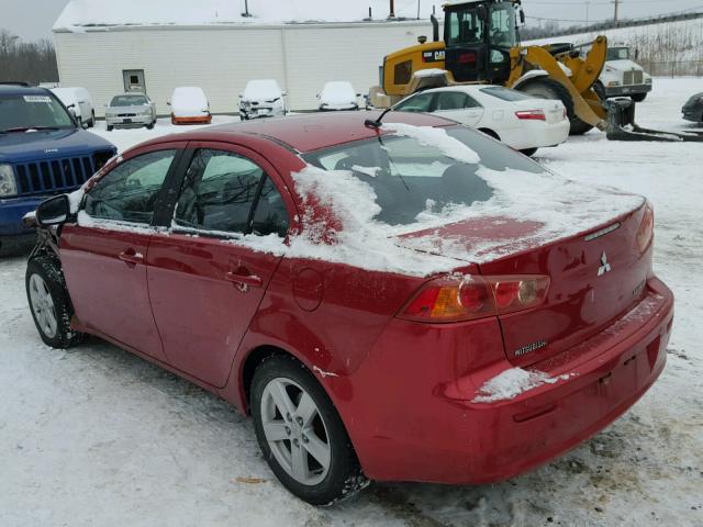 JA3AU26U98U014867 - 2008 MITSUBISHI LANCER ES RED photo 3