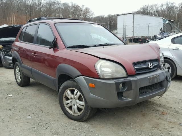 KM8JN72D16U442457 - 2006 HYUNDAI TUCSON GLS BURGUNDY photo 1