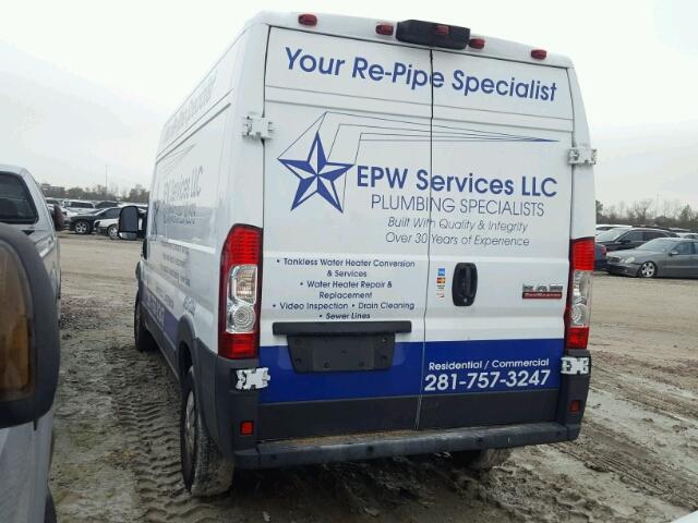 3C6TRVDG2HE514031 - 2017 RAM PROMASTER 白色 照片 3