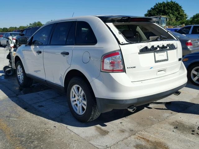 2FMDK36C99BB05691 - 2009 FORD EDGE SE WHITE photo 3