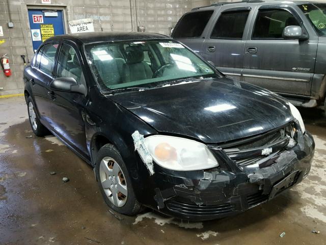 1G1AK55F877138954 - 2007 CHEVROLET COBALT LS BLACK photo 1