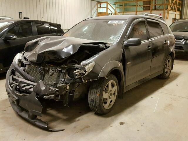 5Y2SL65897Z434117 - 2007 PONTIAC VIBE BLACK photo 2