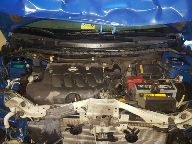 3N1BC13E17L367521 - 2007 NISSAN VERSA S BLUE photo 7