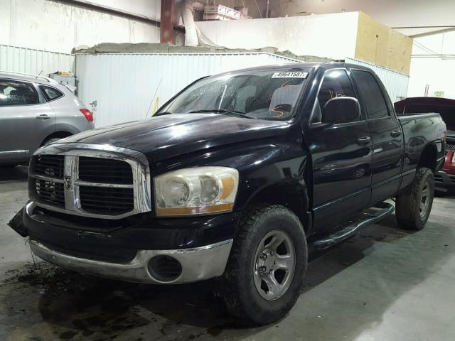 1D7HU18N36J137178 - 2006 DODGE RAM 1500 S BLACK photo 2