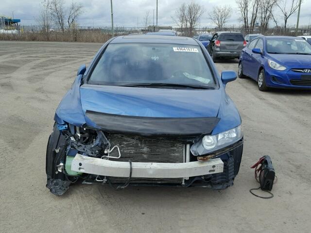 2HGFA1F66AH034872 - 2010 HONDA CIVIC BLUE photo 9