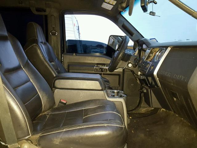 1FTWW33R68ED19874 - 2008 FORD F350 SUPER BLACK photo 5