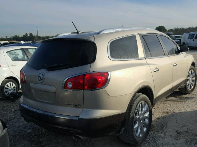 5GAKRCED6BJ335869 - 2011 BUICK ENCLAVE CX BEIGE photo 4