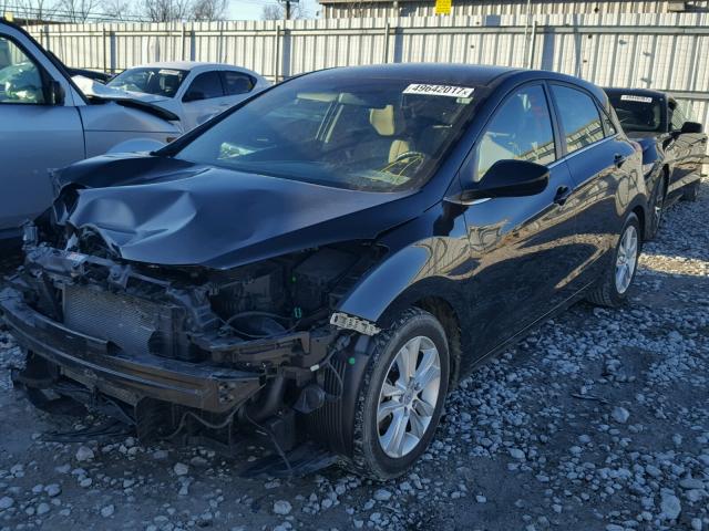 KMHD35LH6EU200187 - 2014 HYUNDAI ELANTRA GT BLACK photo 2