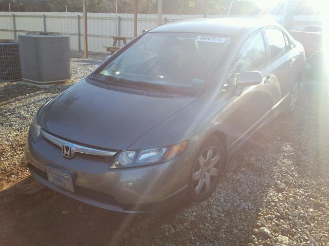 1HGFA16587L077970 - 2007 HONDA CIVIC LX GRAY photo 2