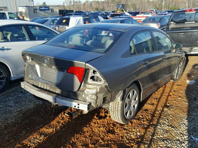 1HGFA16587L077970 - 2007 HONDA CIVIC LX GRAY photo 4