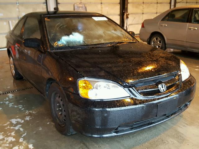 1HGEM22501L093859 - 2001 HONDA CIVIC LX BLACK photo 1