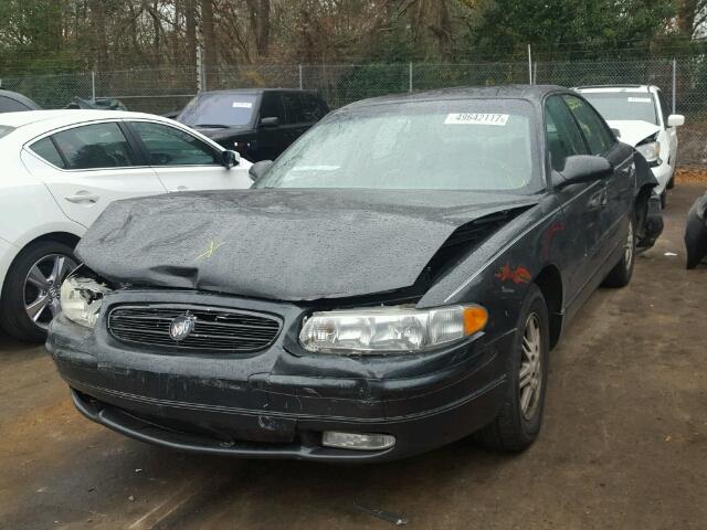 2G4WB52KX31290462 - 2003 BUICK REGAL LS BLACK photo 2