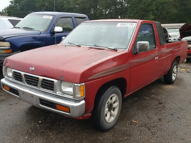 1N6SD16S8VC394846 - 1997 NISSAN TRUCK KING RED photo 2