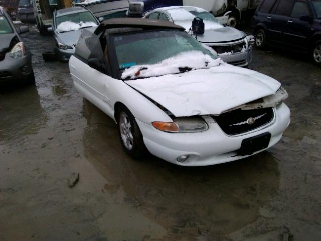 3C3EL55H2YT297011 - 2000 CHRYSLER SEBRING JX WHITE photo 1