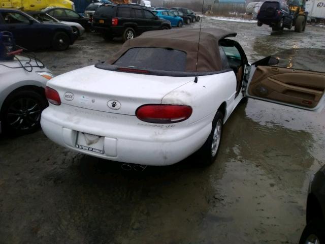 3C3EL55H2YT297011 - 2000 CHRYSLER SEBRING JX WHITE photo 4