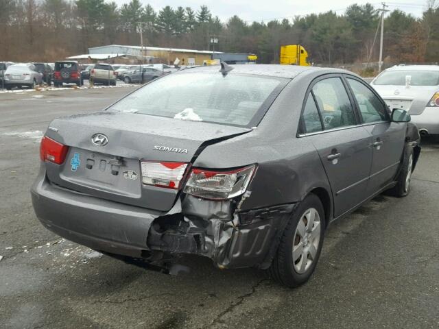 5NPET4AC6AH642479 - 2010 HYUNDAI SONATA GLS GRAY photo 4