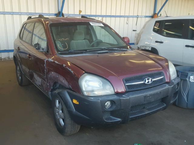 KM8JN12D95U109497 - 2005 HYUNDAI TUCSON GLS MAROON photo 1