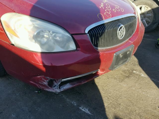 1G4HE57Y76U143229 - 2006 BUICK LUCERNE CX MAROON photo 9