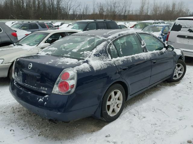 1N4AL11D26C146450 - 2006 NISSAN ALTIMA S BLUE photo 4