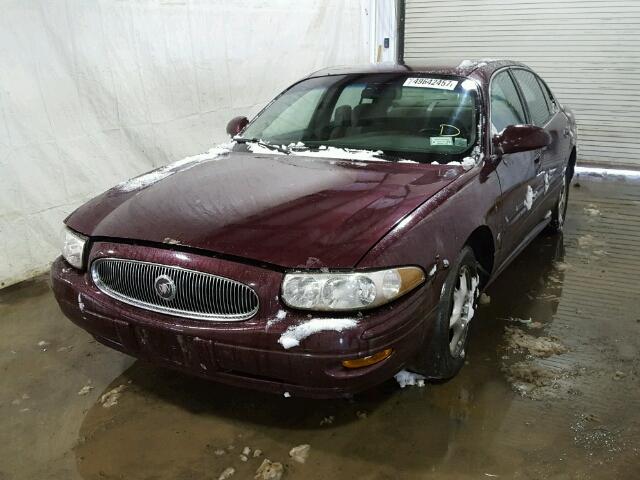 1G4HP52K844173267 - 2004 BUICK LESABRE CU BURGUNDY photo 2