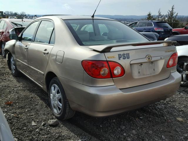 1NXBR32E57Z817293 - 2007 TOYOTA COROLLA CE GOLD photo 3