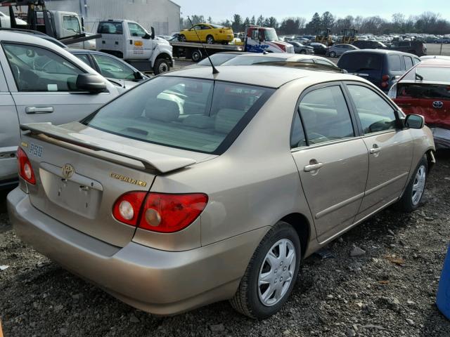 1NXBR32E57Z817293 - 2007 TOYOTA COROLLA CE GOLD photo 4