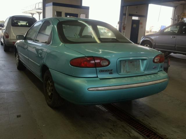 1FALP6537SK211093 - 1995 FORD CONTOUR GL მწვანე ფოტო 3