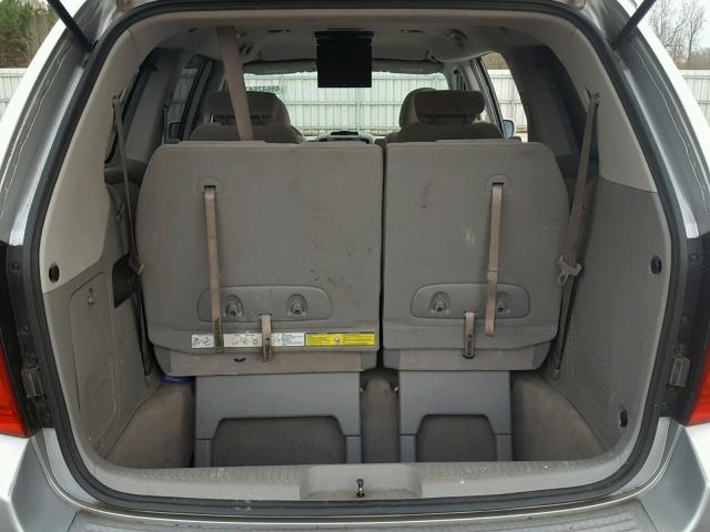 KNDMB233766069898 - 2006 KIA SEDONA EX BLUE photo 9