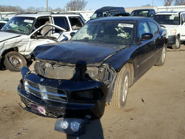 2B3CA3CV6AH107071 - 2010 DODGE CHARGER SX BLACK photo 2