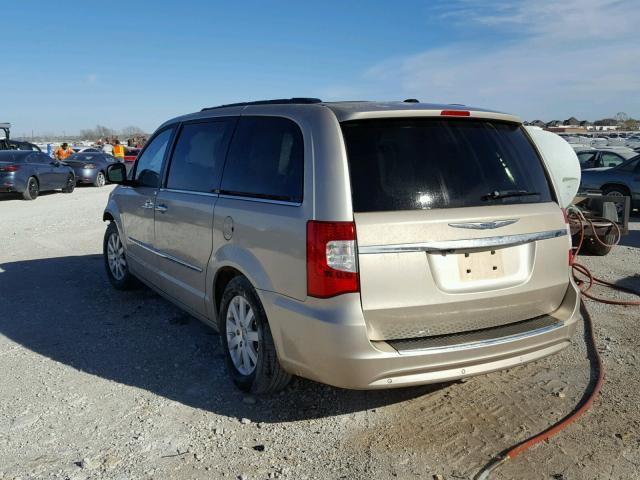 2C4RC1CG9CR356311 - 2012 CHRYSLER TOWN & COU GOLD photo 3