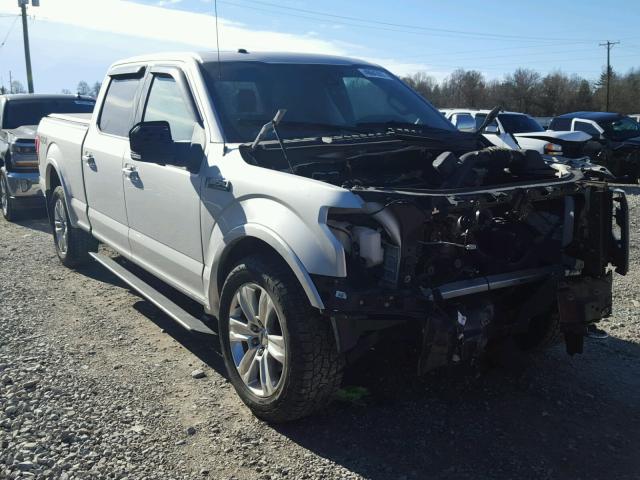 1FTFW1EF8GFA81140 - 2016 FORD F150 SUPER SILVER photo 1