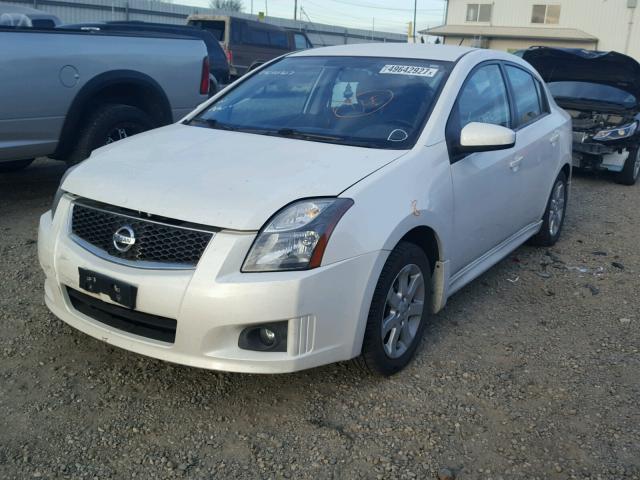 3N1AB6AP4AL722320 - 2010 NISSAN SENTRA 2.0 WHITE photo 2