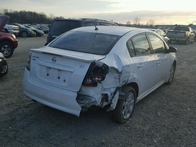 3N1AB6AP4AL722320 - 2010 NISSAN SENTRA 2.0 WHITE photo 4