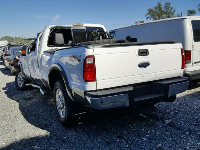 1FT7W2BTXFEA01474 - 2015 FORD F250 SUPER WHITE photo 3