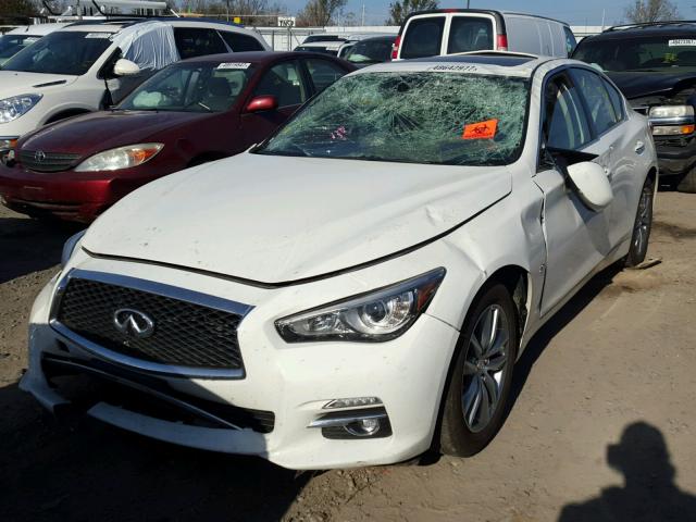 JN1EV7AP5HM743143 - 2017 INFINITI Q50 PREMIU WHITE photo 2