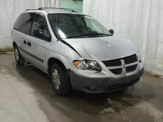 1D4GP25R57B188819 - 2007 DODGE CARAVAN SE SILVER photo 1