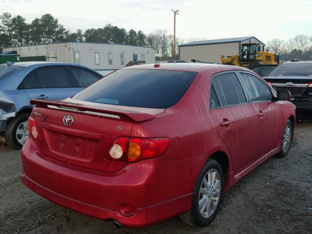 2T1BU4EE6AC479668 - 2010 TOYOTA COROLLA BA BURGUNDY photo 4