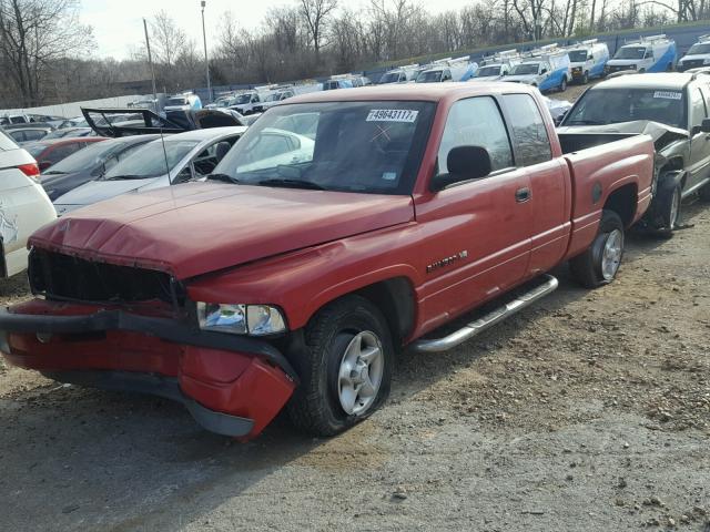 3B7HC13Z3WG226936 - 1998 DODGE RAM 1500 RED photo 2