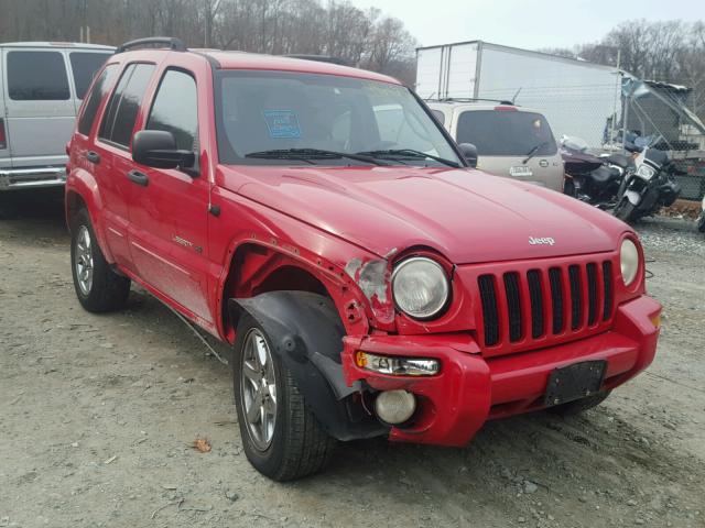 1J8GL58K33W549730 - 2003 JEEP LIBERTY LI RED photo 1
