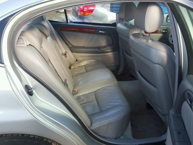 JT8BD69S040191699 - 2004 LEXUS GS 300 SILVER photo 6